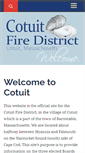 Mobile Screenshot of cotuitfiredistrict.org